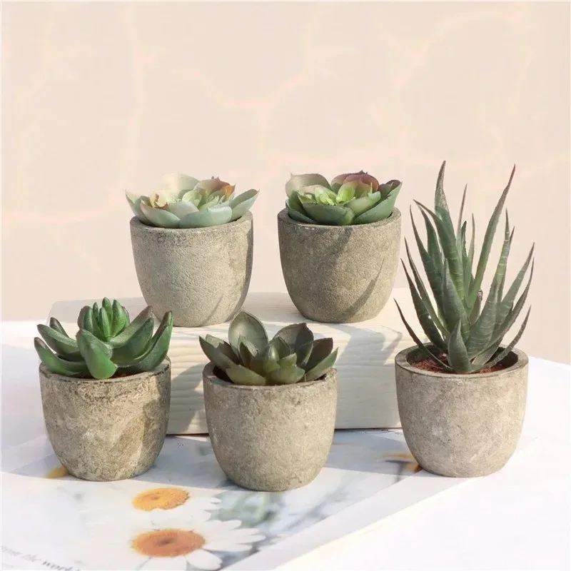 Bonsai Garden Sushi - Mini plantes artificielles à l'aloe vera,