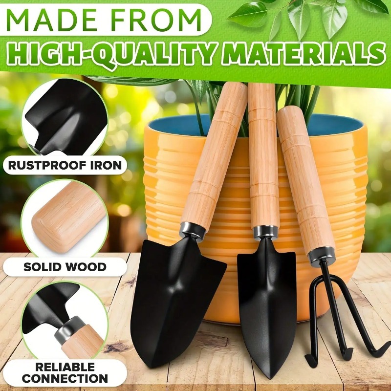 Soil Scoop Tool - Ensemble d'outils de jardinage miniatures 3
