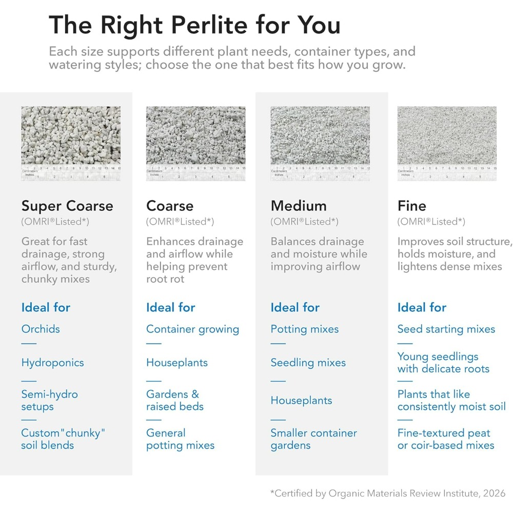 Perlite de qualité supérieure, - Horticulture Soil Perlite avis et prix