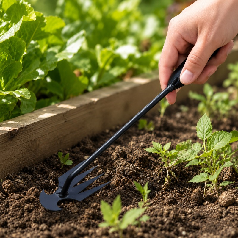 Râteau de jardin manuel 2-en-1 - Soil Scoop Tool avis et prix