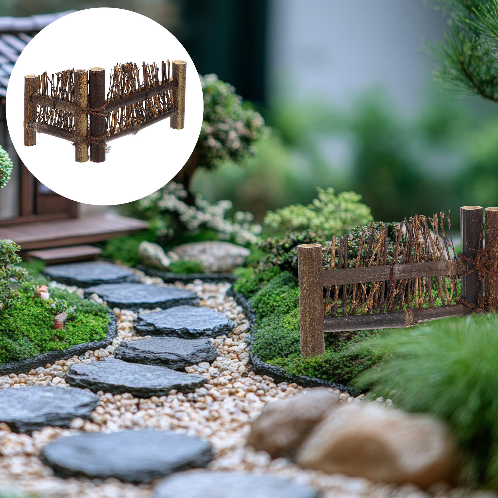 Clôture miniature décorative 1 - Bonsai Garden Photos avis et prix